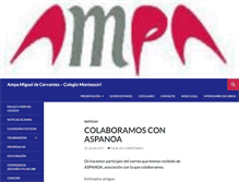 Tablet Screenshot of ampamontessori.com